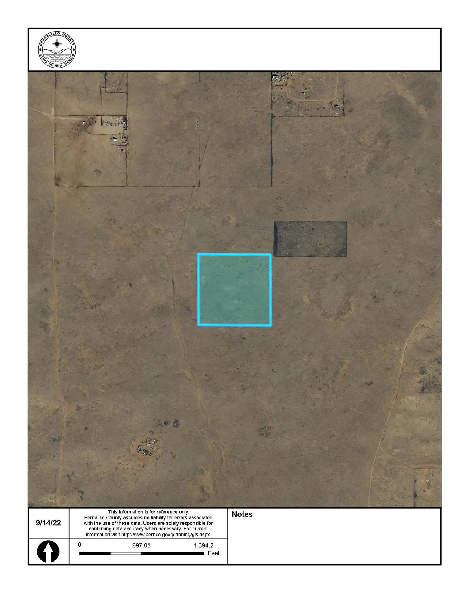 Off Pajarito (N105) Road SW