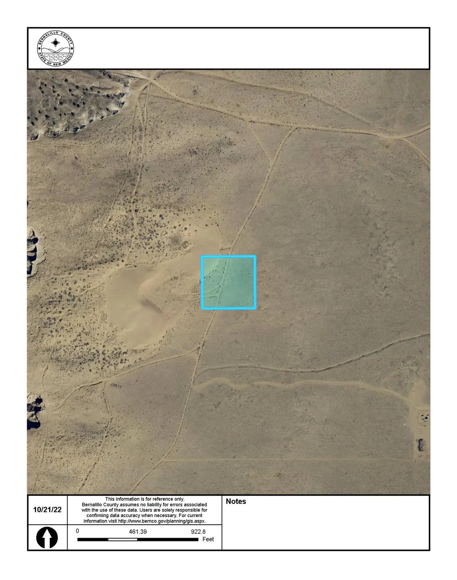 Off Pajarito (N110) Road SW