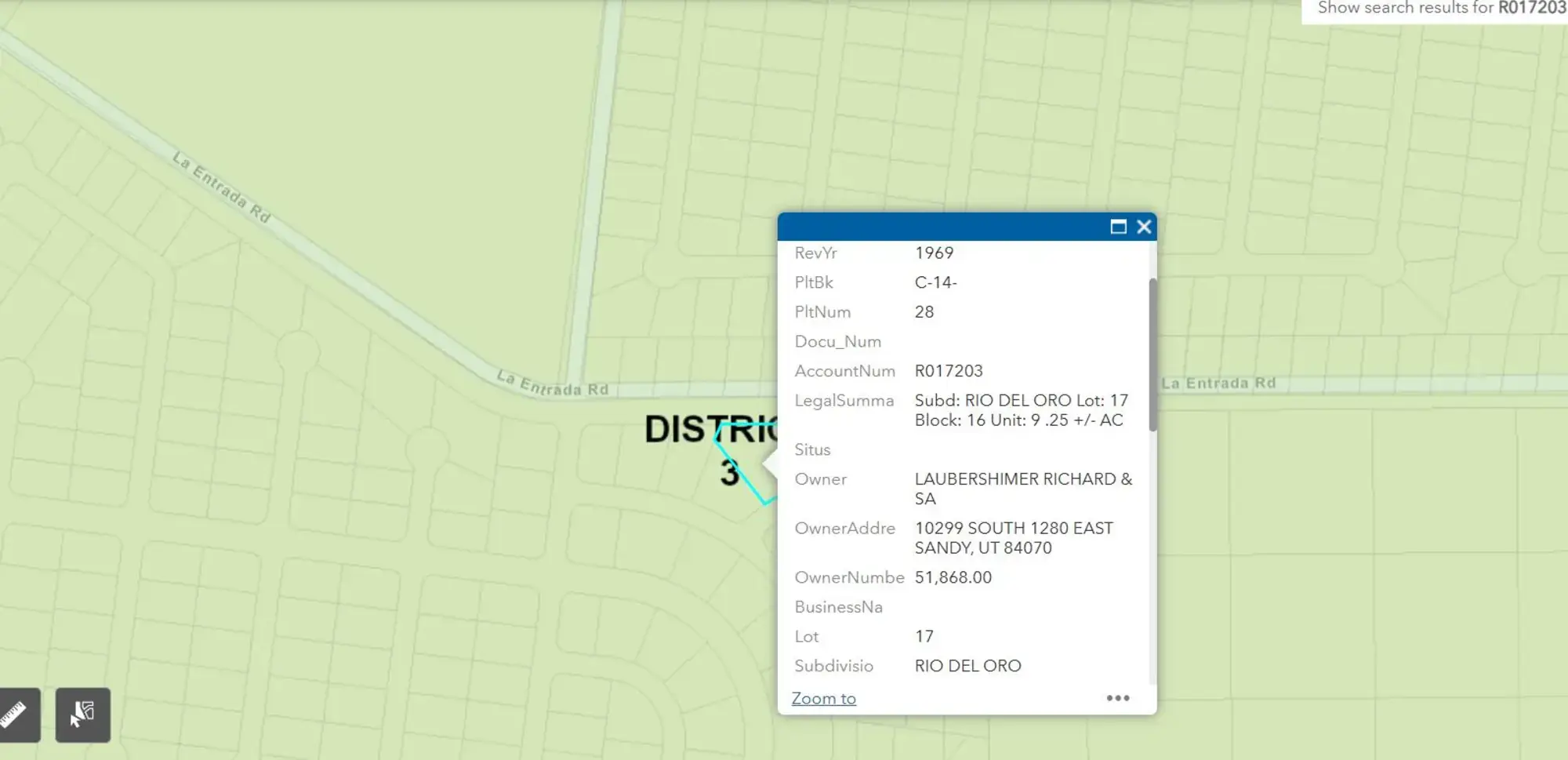 Xxx Non Name (S) Of La Endrada Road