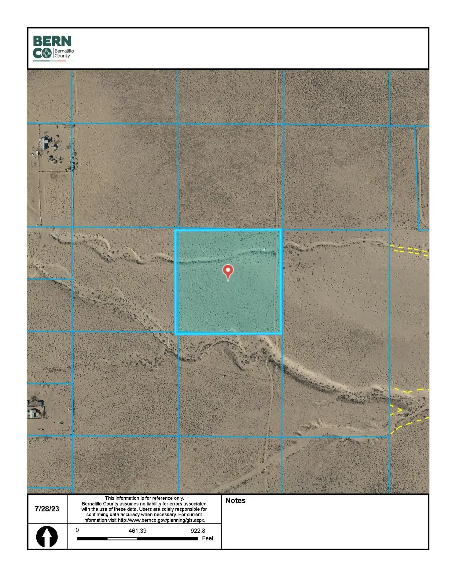 Off Pajarito (WF 15) Road SW