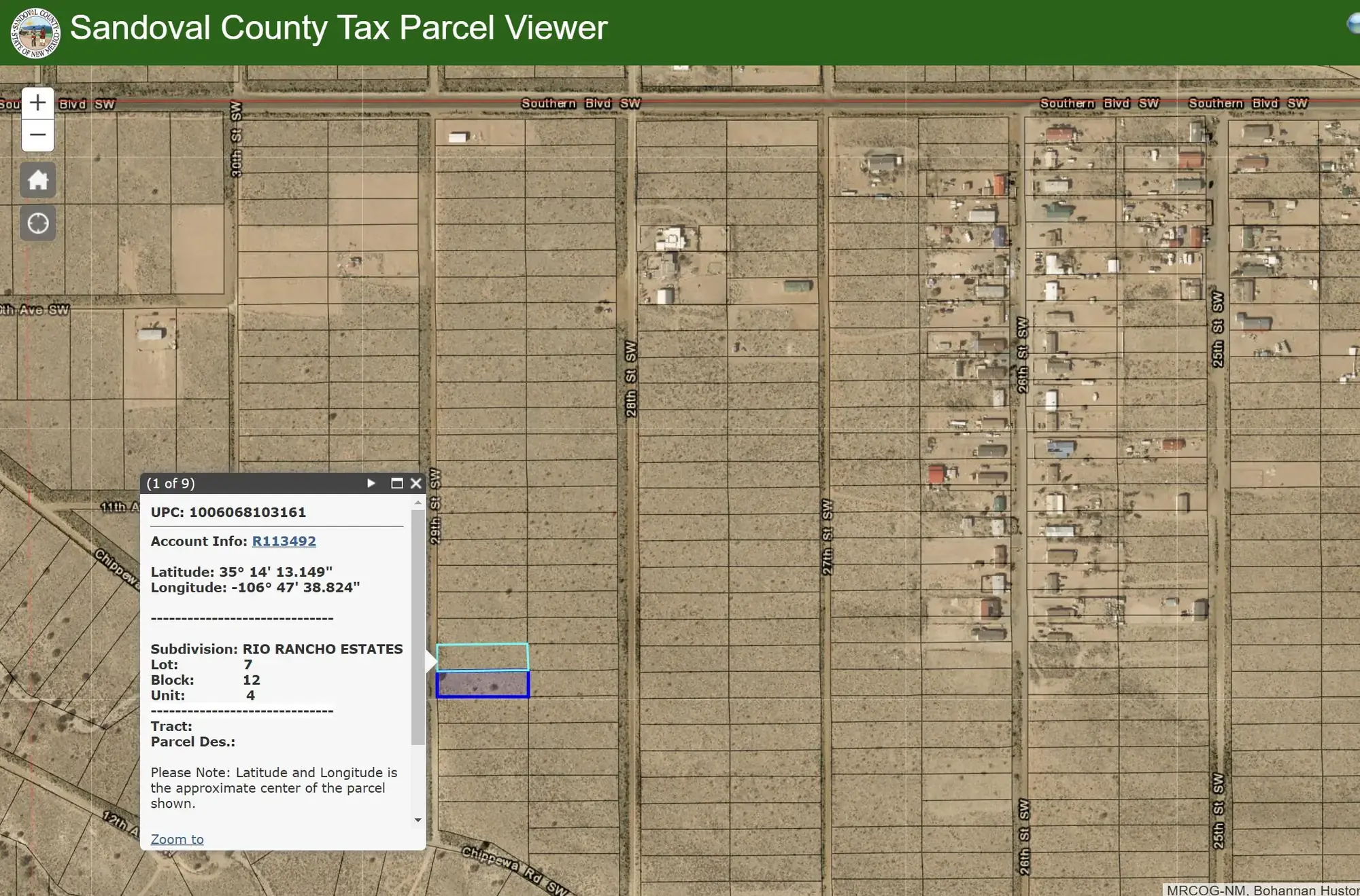 2 lots 29th Street SW