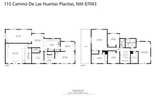 115 Camino De Las Huertas Floor Plan