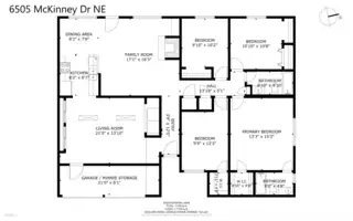 6505 MCKINNEY Drive NE Floor Plan