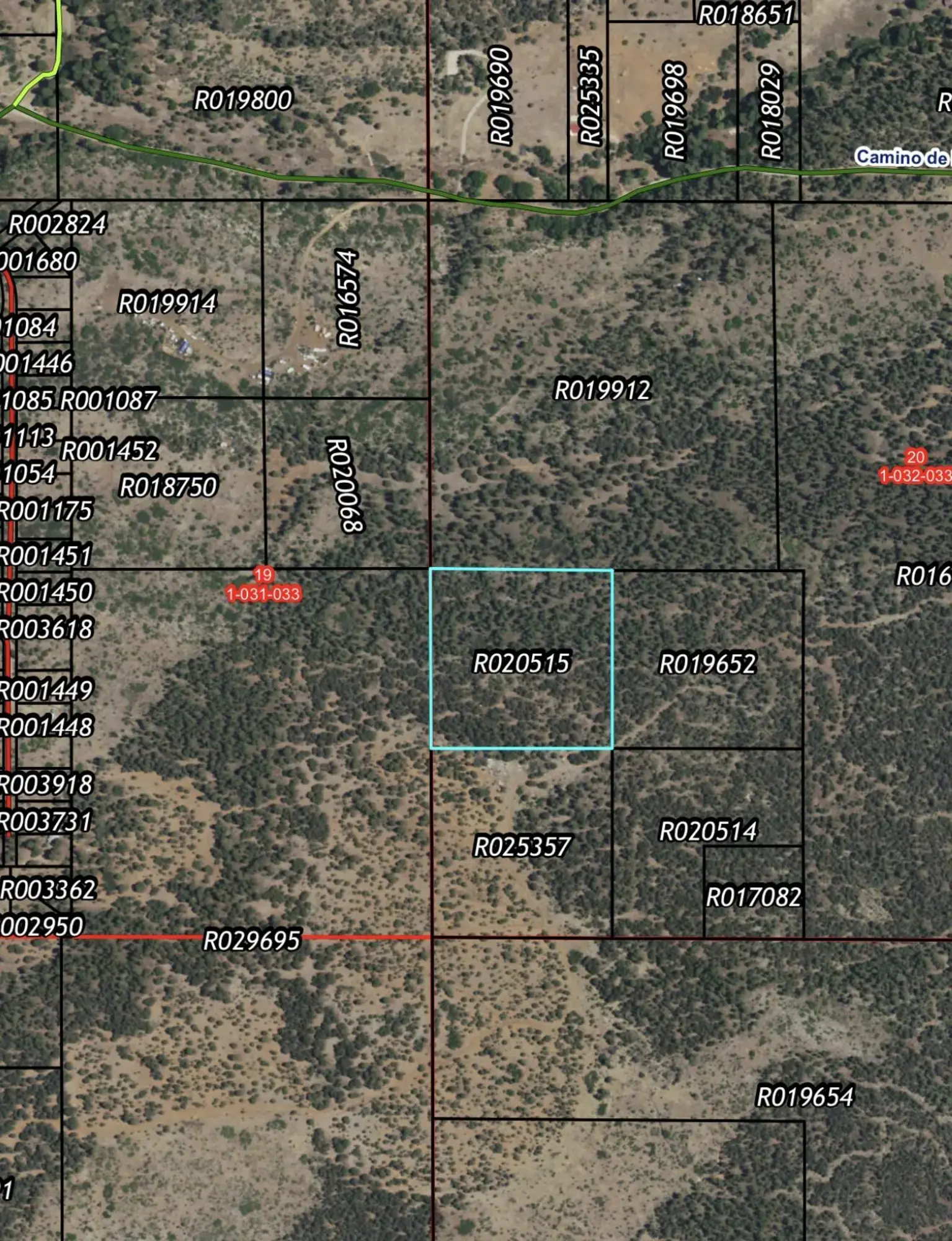 S: 20 T: 6N R: 6E NW4SW4SW4