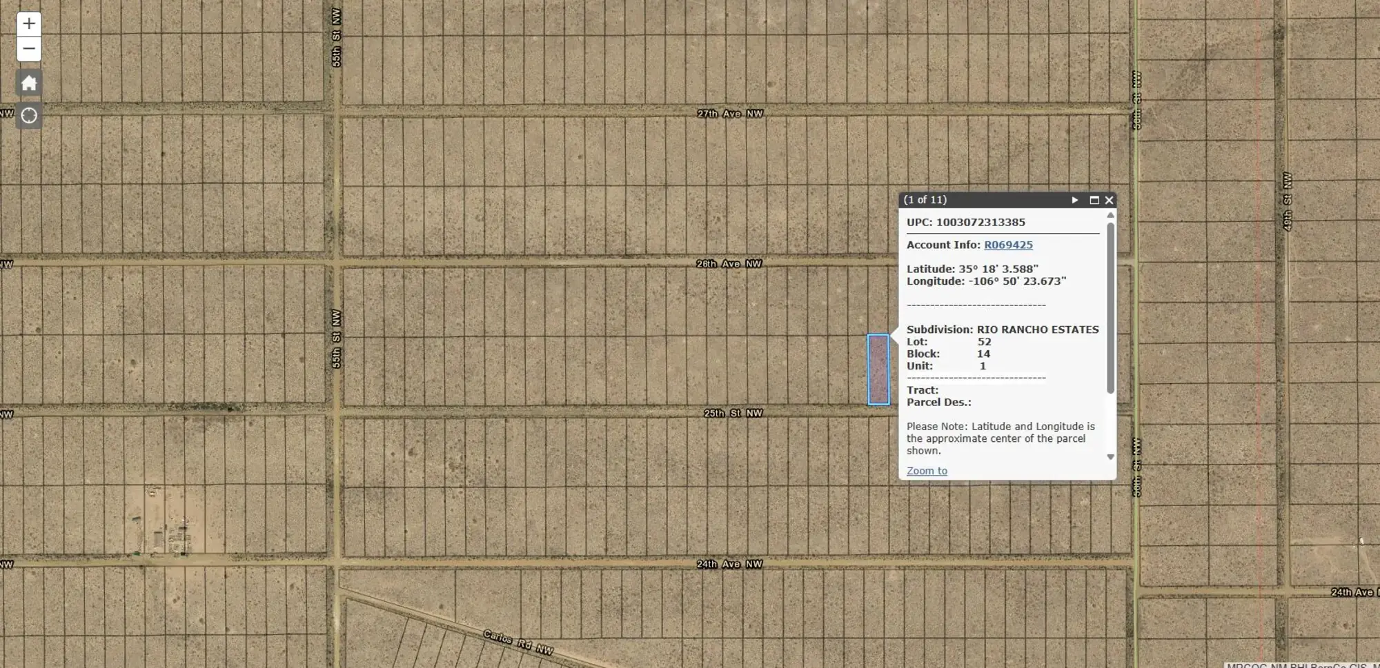 1 lot 25th Street NW