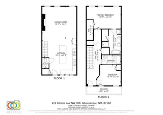 219 CENTRAL Avenue NW 308 Floor Plan