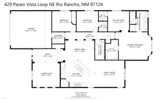 429 Paseo Vista Loop NE Floor Plan