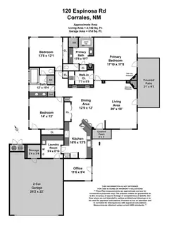 120 ESPINOSA Road Floor Plan