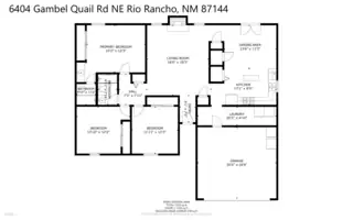 6404 GAMBEL QUAIL Road NE Floor Plan