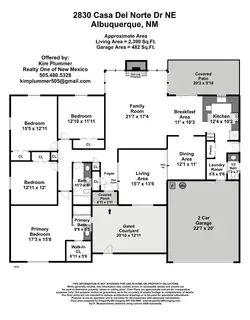 2830 CASA DEL NORTE Drive NE Floor Plan