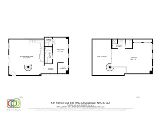524 CENTRAL Avenue SW 708 Floor Plan