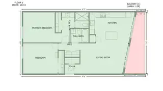 4713 COUNTRY CLUB Lane NW D-4 Floor Plan