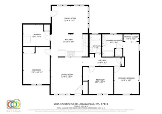 2805 CHRISTINE Street NE Floor Plan