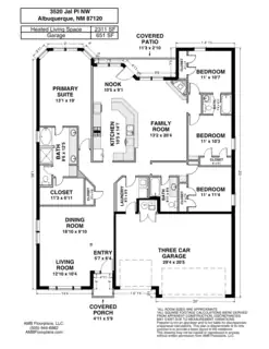 3520 JAL Place NW Floor Plan