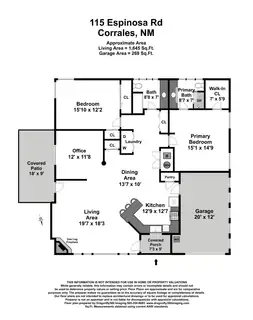 115 ESPINOSA Road Floor Plan