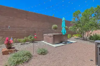 1709 TENT ROCKS Drive NW Backyard