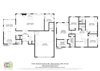 9154 OAKLAND Avenue NE Floor Plan
