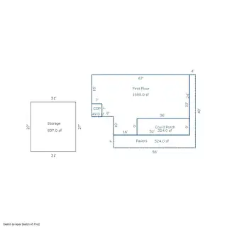 500 Second Street Floor Plan