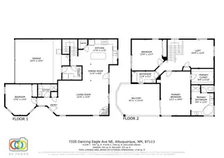 7335 Dancing Eagle Avenue NE Floor Plan