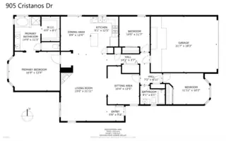 905 CRISTANOS Drive Floor Plan