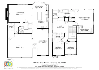 760 BLUE SAGE Avenue SW Floor Plan