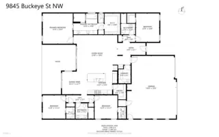 9845 BUCKEYE Street NW Floor Plan