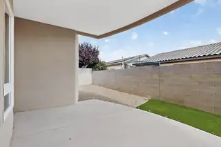 5916 S SANDIA Court NE Backyard