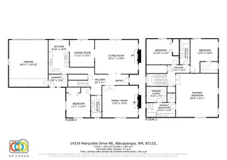 14319 Marquette Drive NE Floor Plan