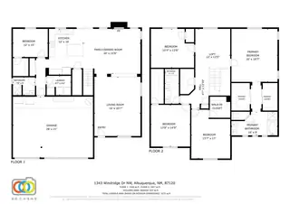 1343 Wind Ridge Drive NW Floor Plan