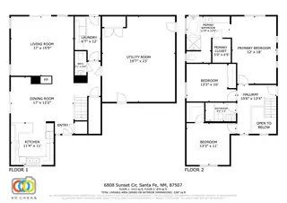 6808 SUNSET Circle Floor Plan