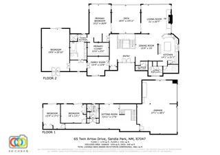 65 Twin Arrow Drive Floor Plan