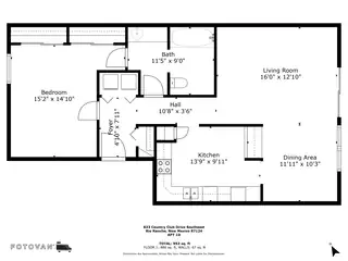 833 COUNTRY CLUB Drive SE D1 Floor Plan