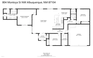 808 MONTOYA Street NW Floor Plan