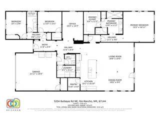 5204 BULLSEYE Road NE Floor Plan
