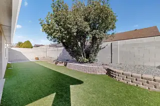 5609 MESA RIDGE Road NW Backyard