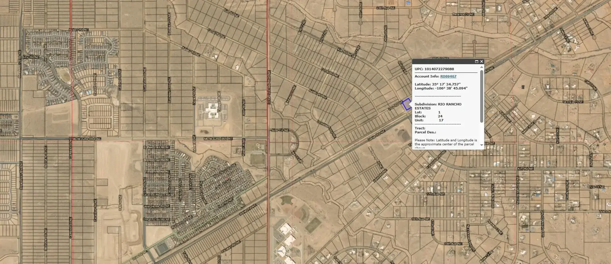 2300 Inca (U17 B24 L1) Road NE 17