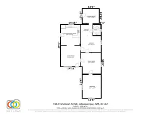 916 FRANCISCAN Street NE Floor Plan