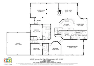 10220 BURHAM Road NW Floor Plan
