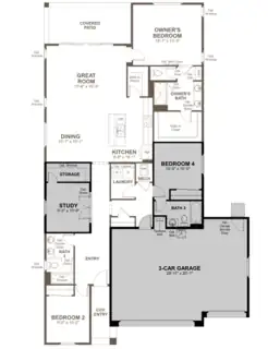 3153 Wolf Tail Loop NE Floor Plan