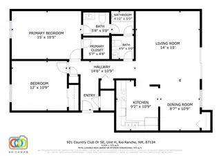 921 COUNTRY CLUB Drive SE H Floor Plan
