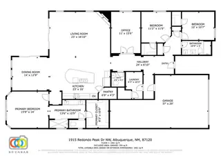 1915 Redondo Peak Drive NW Floor Plan
