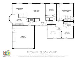 2004 WESTERN HILLS Drive NE Floor Plan