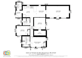 3103 LOS TOMASES Drive NW Floor Plan