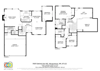 7809 OAKLAND Avenue NE Floor Plan