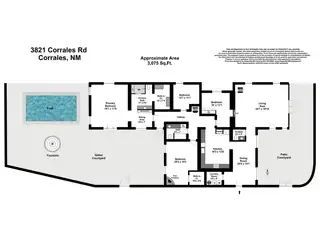 3821 CORRALES Road Floor Plan