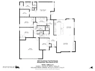 4842 Guadalupe Trail NW C Floor Plan