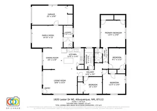 1820 Lester Drive NE Drive NE Floor Plan