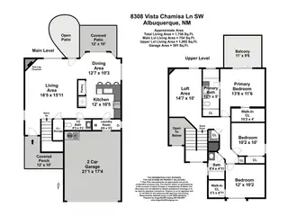 8308 VISTA CHAMISA Lane SW Floor Plan