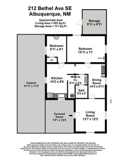 212 Bethel Avenue SE Floor Plan