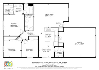 6609 CHARWOOD Road NW Floor Plan